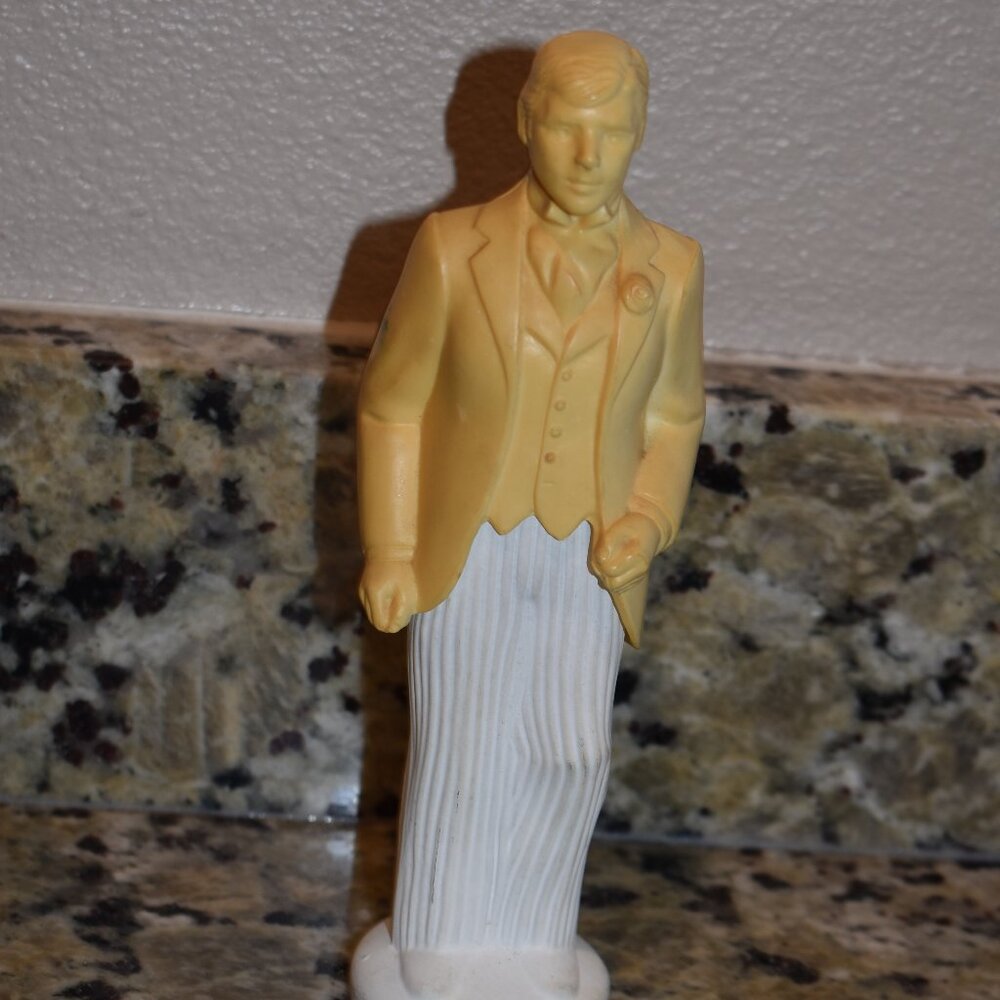 Vintage Avon Proud Groom Cologne Decanter Bottle
